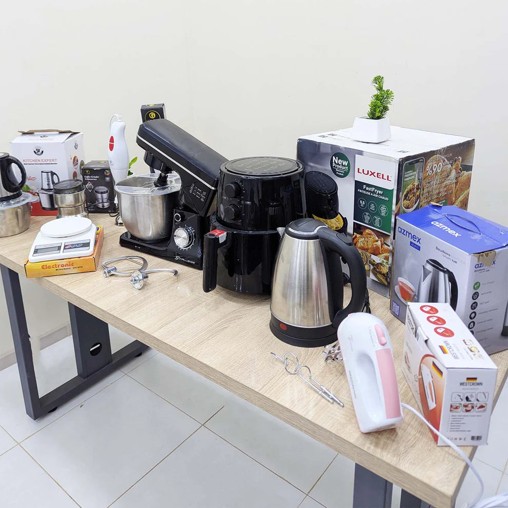 PACK 8 PIECES ELECTROMENAGER (050) أقوى تجميعة متكاملة ب 8 أجهزة كهرومنزلية و ضمان كاين على كامل النتجات