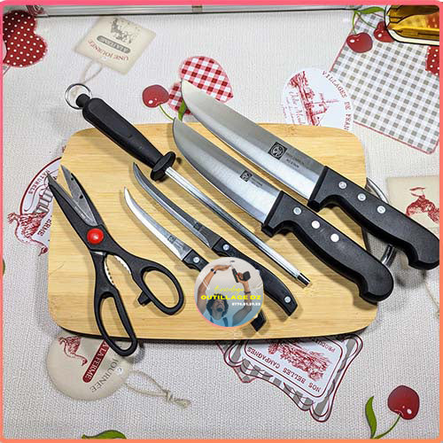 حقيبة سكاكين 🔪 من 8 قطع و هدية مجانية 🎁