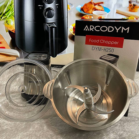 PACK ARCODYM AIRFRYER ARCODYM + HACHOIR ARCODYM + CADEAU