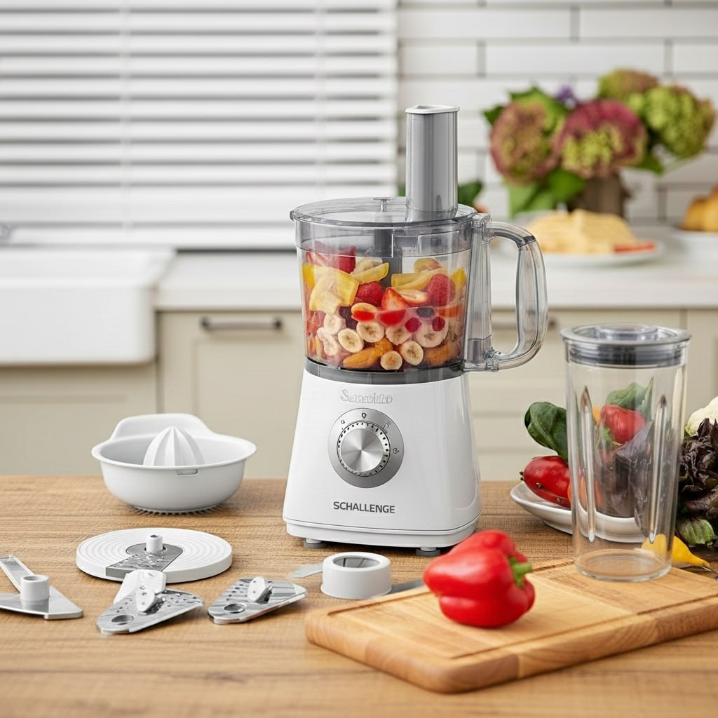 ROBOT MULTIFONCTION SCHALLENGE 9 EN 1 خلاط كهربائي متعدد الوظائف بقوة 800 واط