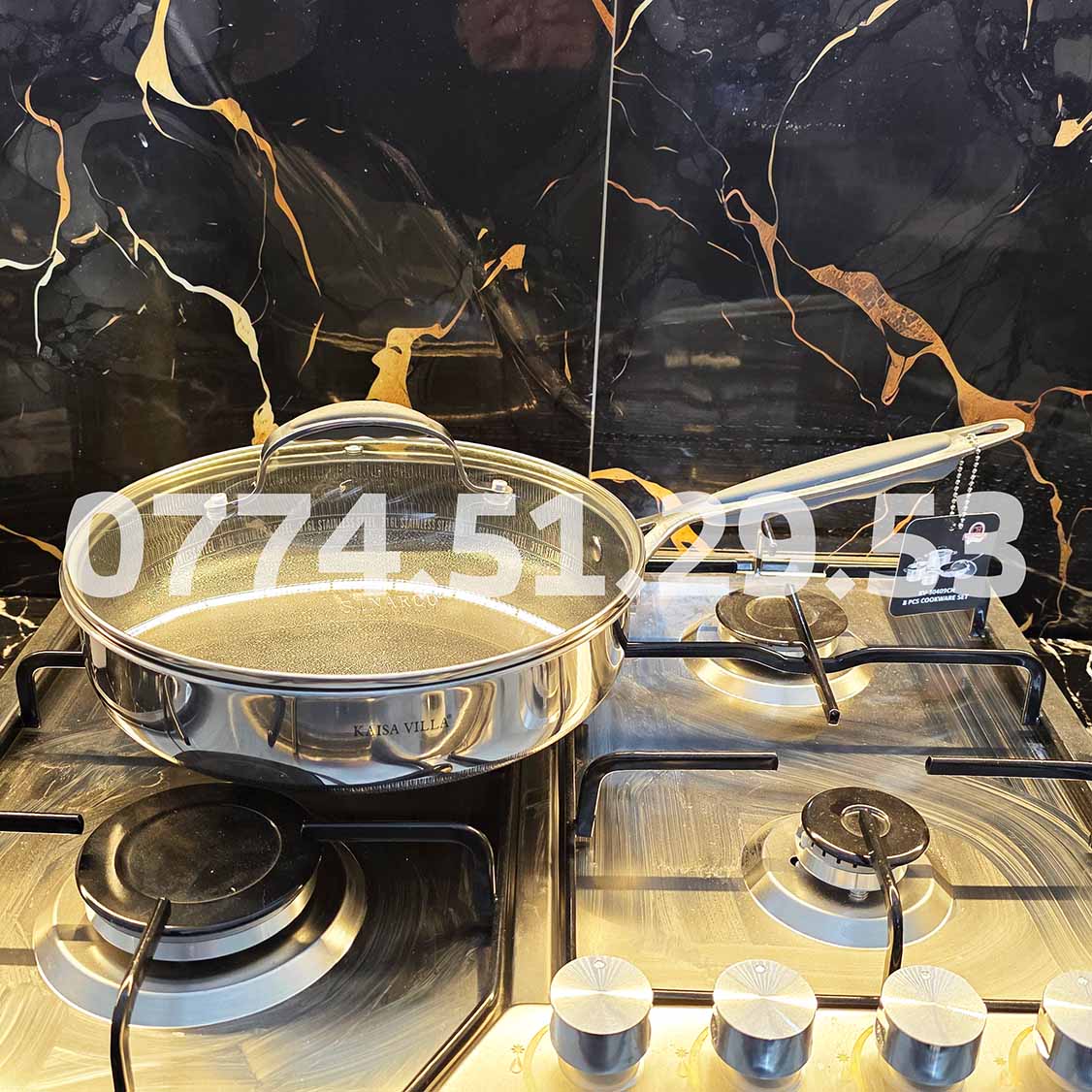 (N) SERIE CUISINE SINARCO 8 PCS INOX 18/10 100% ALIMENTAIRE من أجود الطقوم و أنواع الإنوكس🔥