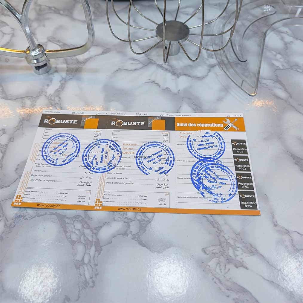 (N) Pétrin ROBUSTE PRO MAX Double Crochet 8L - 1800W - 4kg عجانة متعددة الوظائف أداء و جودة و تصميم