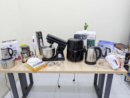PACK 8 PIECES ELECTROMENAGER (050) أقوى تجميعة متكاملة ب 8 أجهزة كهرومنزلية و ضمان كاين على كامل النتجات