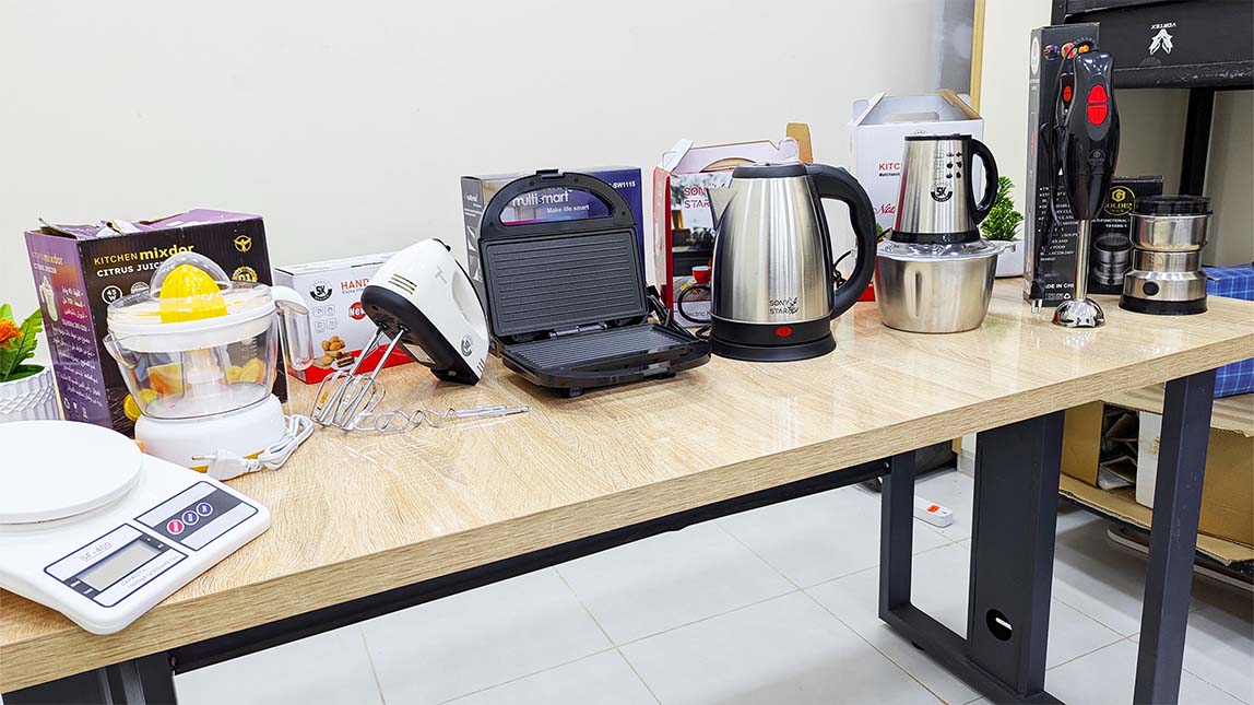 MINI PACK 8 PIECES AVEC GARANTIE (053) عرض كامل للمطبخ 8 أجهزة كهرومنزلية