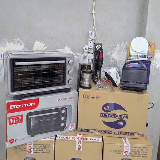 PACK CUISINE 6 PIECES ELECTROMENAGER (057) باك حصري و من أقوى العروض حاليا باك 6 أجهزة كهرومنزلية مع ضمان على جميع المنتجات تاعنا