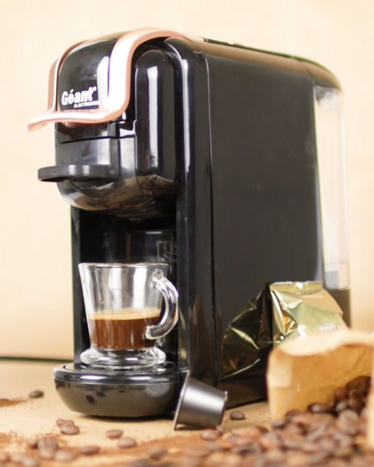 Machine à café Géant 3 En 1 _ 19 BAR-1450Watt ألة صنع القهوة 3 في 1 من الماركة Géant العالمية
