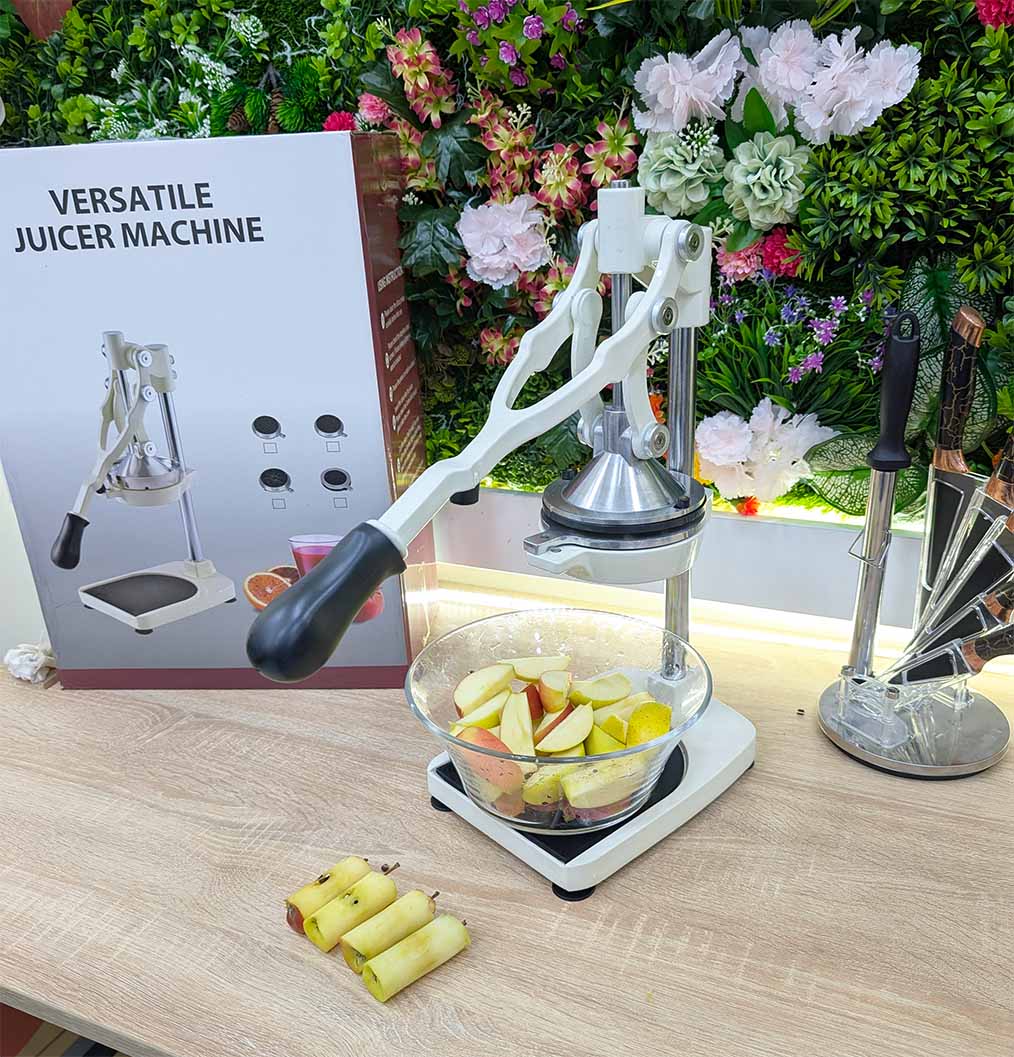 عصارة اليدوية 5 في 1 تعصر و تقطع الخضر و الفواكه بطرق مختلفة و رائعة🍊🍋أصلية حجم كبير PRESSE AGRUME MANUEL