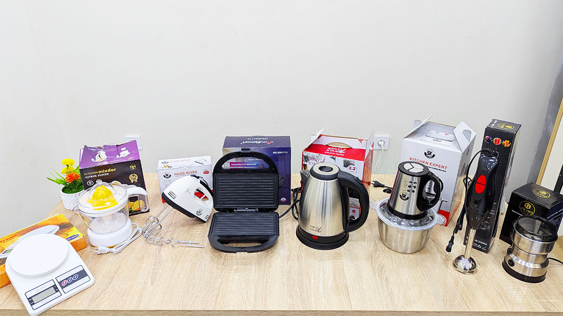 MINI PACK 8 PIECES AVEC GARANTIE (053) عرض كامل للمطبخ 8 أجهزة كهرومنزلية