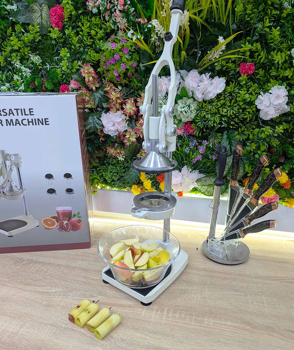 عصارة اليدوية 5 في 1 تعصر و تقطع الخضر و الفواكه بطرق مختلفة و رائعة🍊🍋أصلية حجم كبير PRESSE AGRUME MANUEL