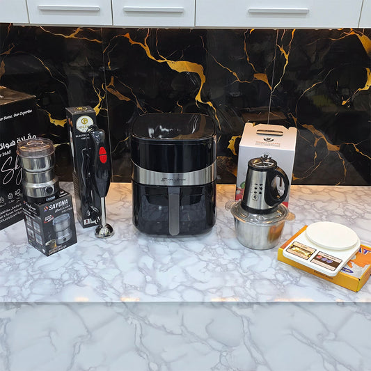 (N) PACK 5 PIECES INOX (086) أقوى العروض بأفضل الأسعار بمناسبة إقتراب شهر رمضان وضمان على كل المنتجات