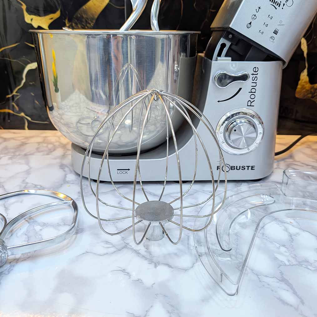 (N) Pétrin ROBUSTE PRO MAX Double Crochet 8L - 1800W - 4kg عجانة متعددة الوظائف أداء و جودة و تصميم