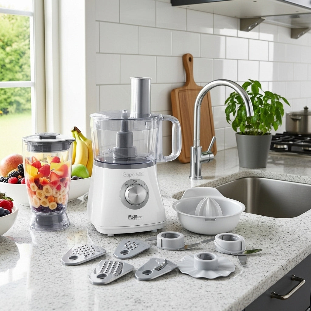 ROBOT MULTIFONCTION SCHALLENGE 9 EN 1 خلاط كهربائي متعدد الوظائف بقوة 800 واط